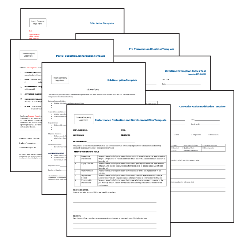 Seven HR Templates That Will Make Your Job Easier